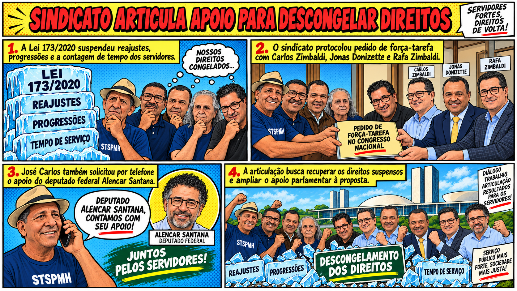 Sindicato articula apoio parlamentar para descongelar direitos suspensos pela Lei 173/2020