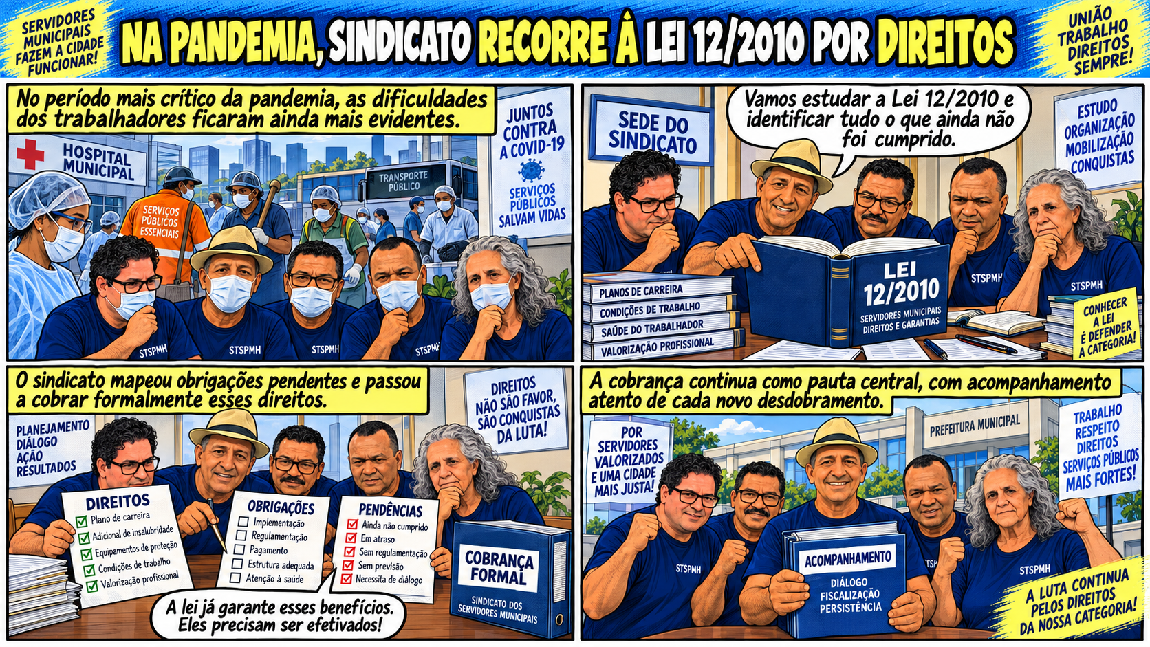 Durante a Pandemia, Sindicato recorre à Lei 12/2010 para buscar avanços não cumpridos